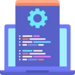 pictogramme qui présente le développement d'un site web